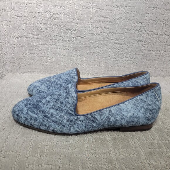 Vionic Willa II Womens Size 8.5 Wide Blue Orthotic Denim Loafers Flats Shoes - Picture 4 of 11
